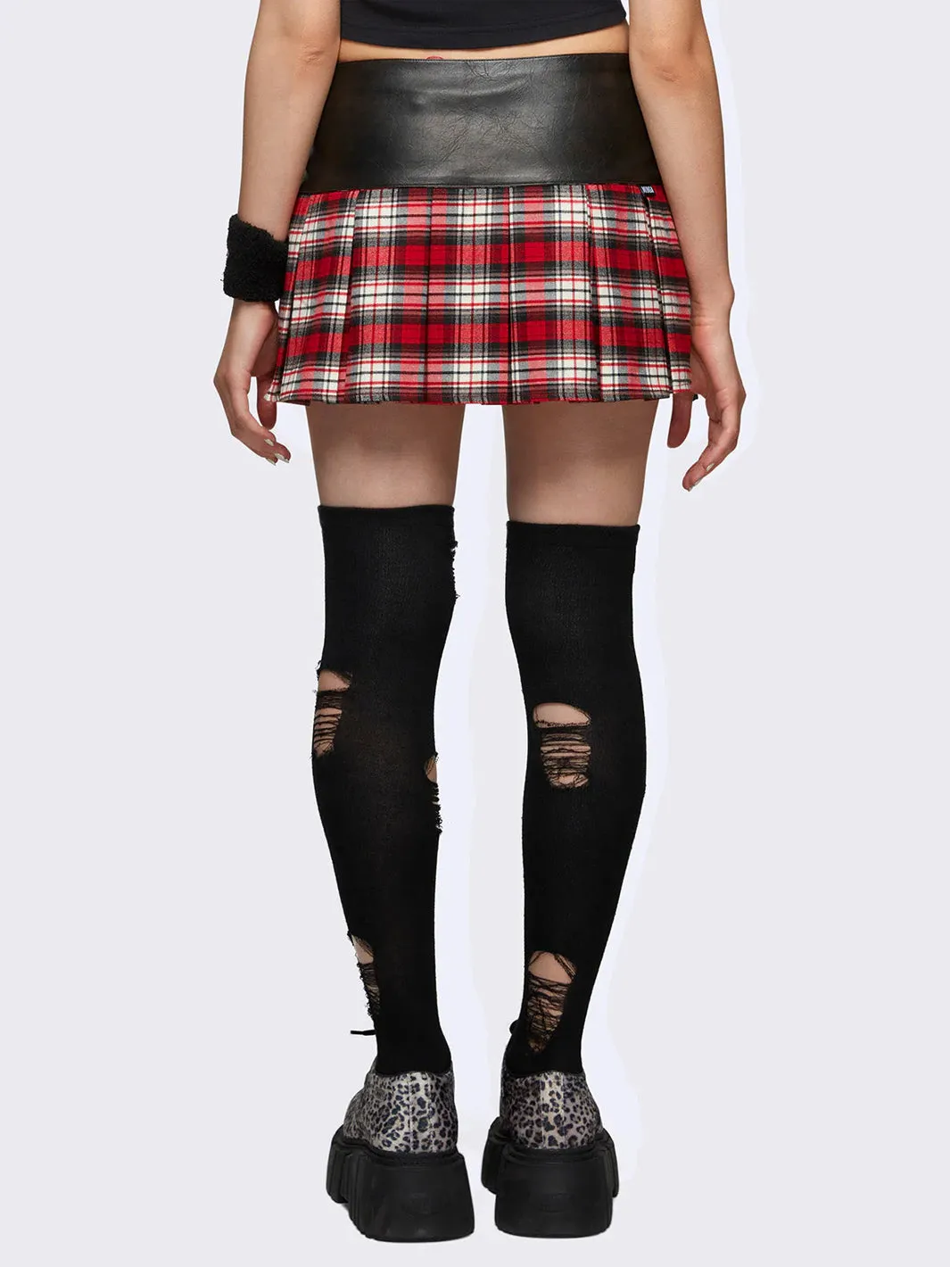 VALKYRIE PLEATED MINI SKIRT