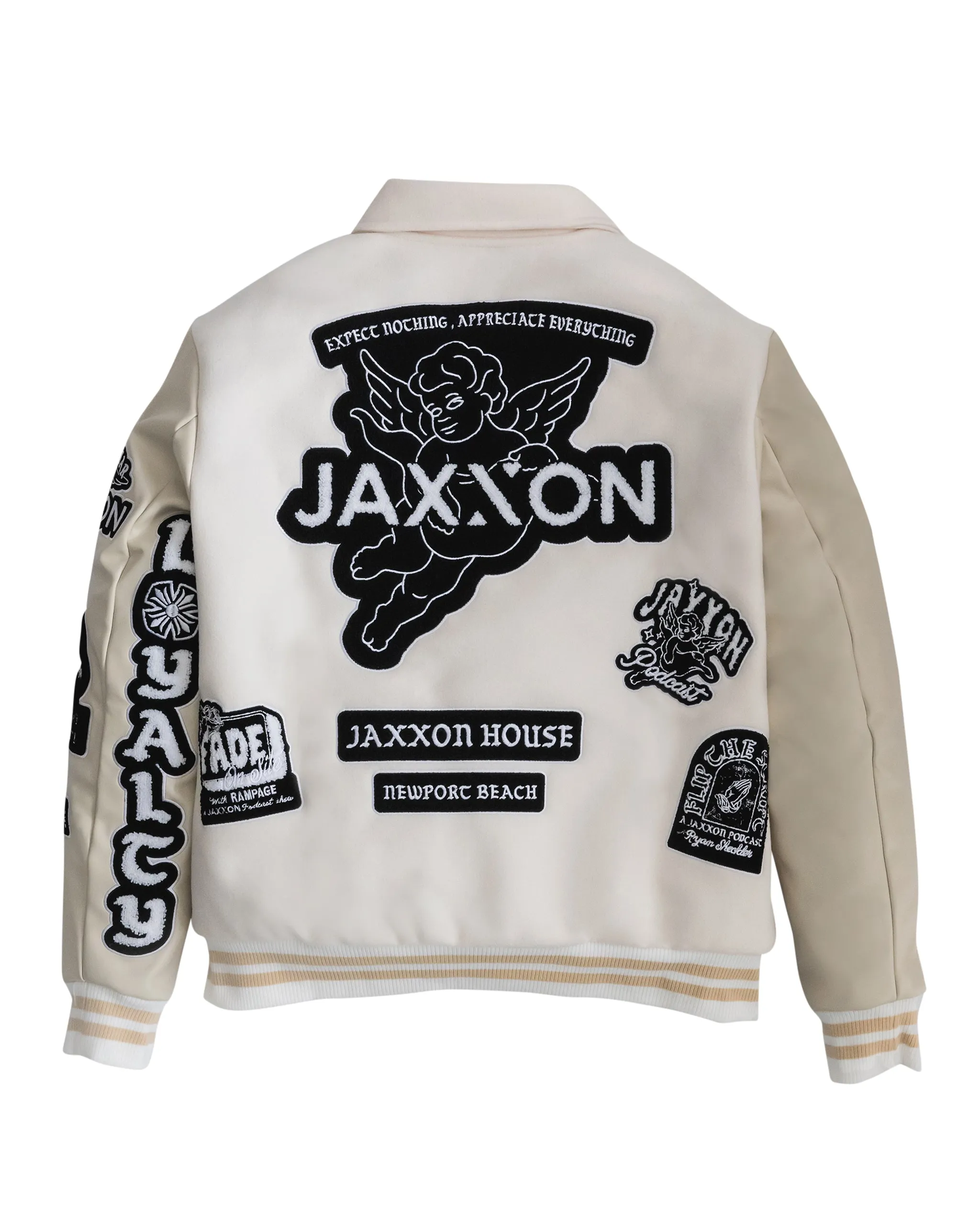 Varsity Jacket - Tan