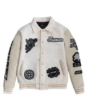 Varsity Jacket - Tan