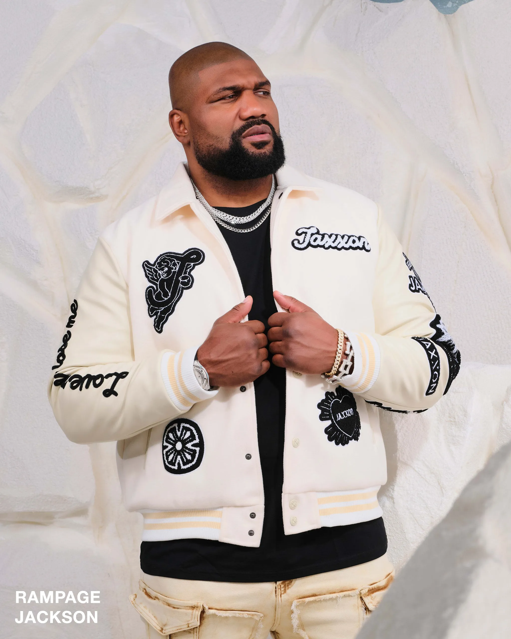 Varsity Jacket - Tan