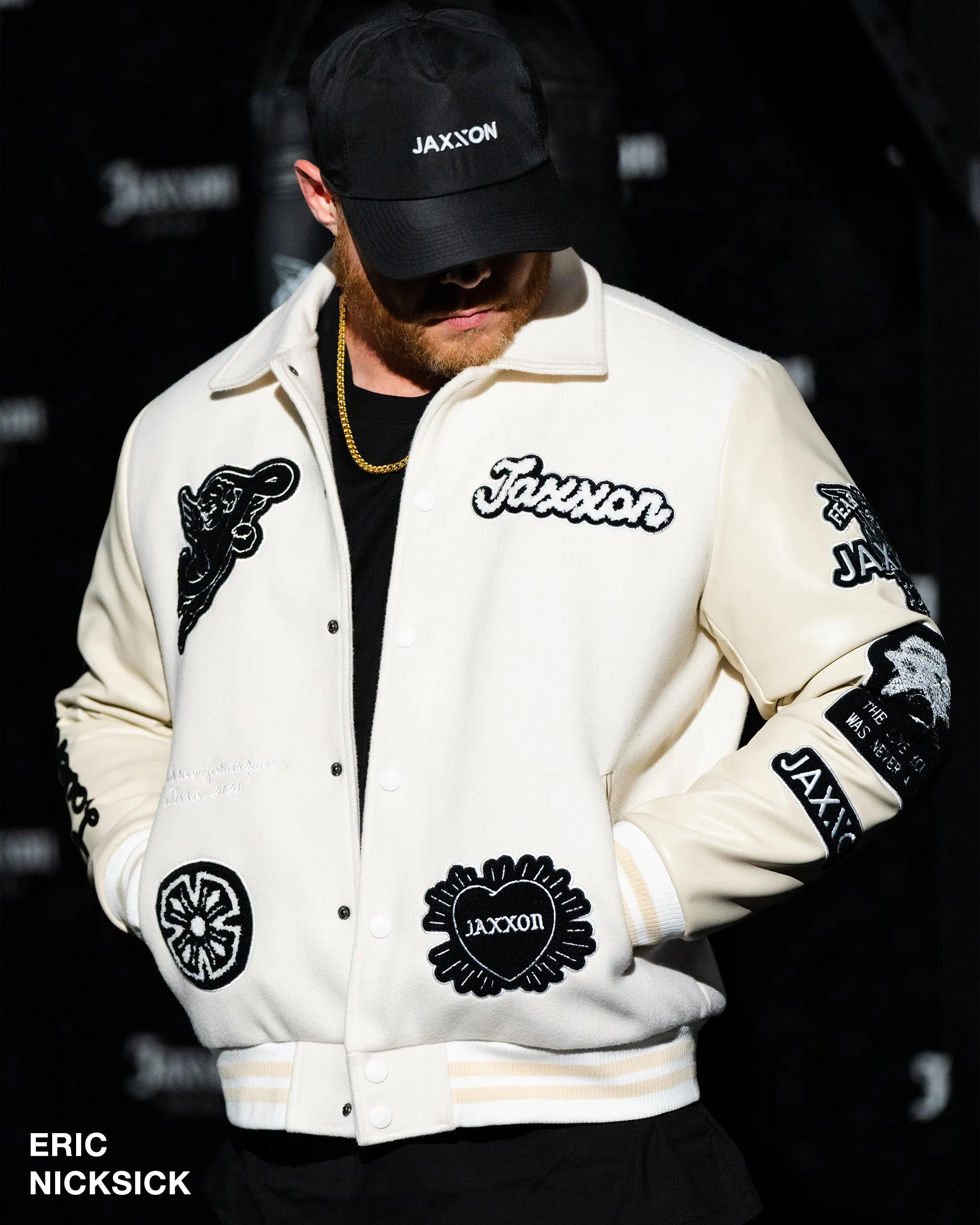 Varsity Jacket - Tan