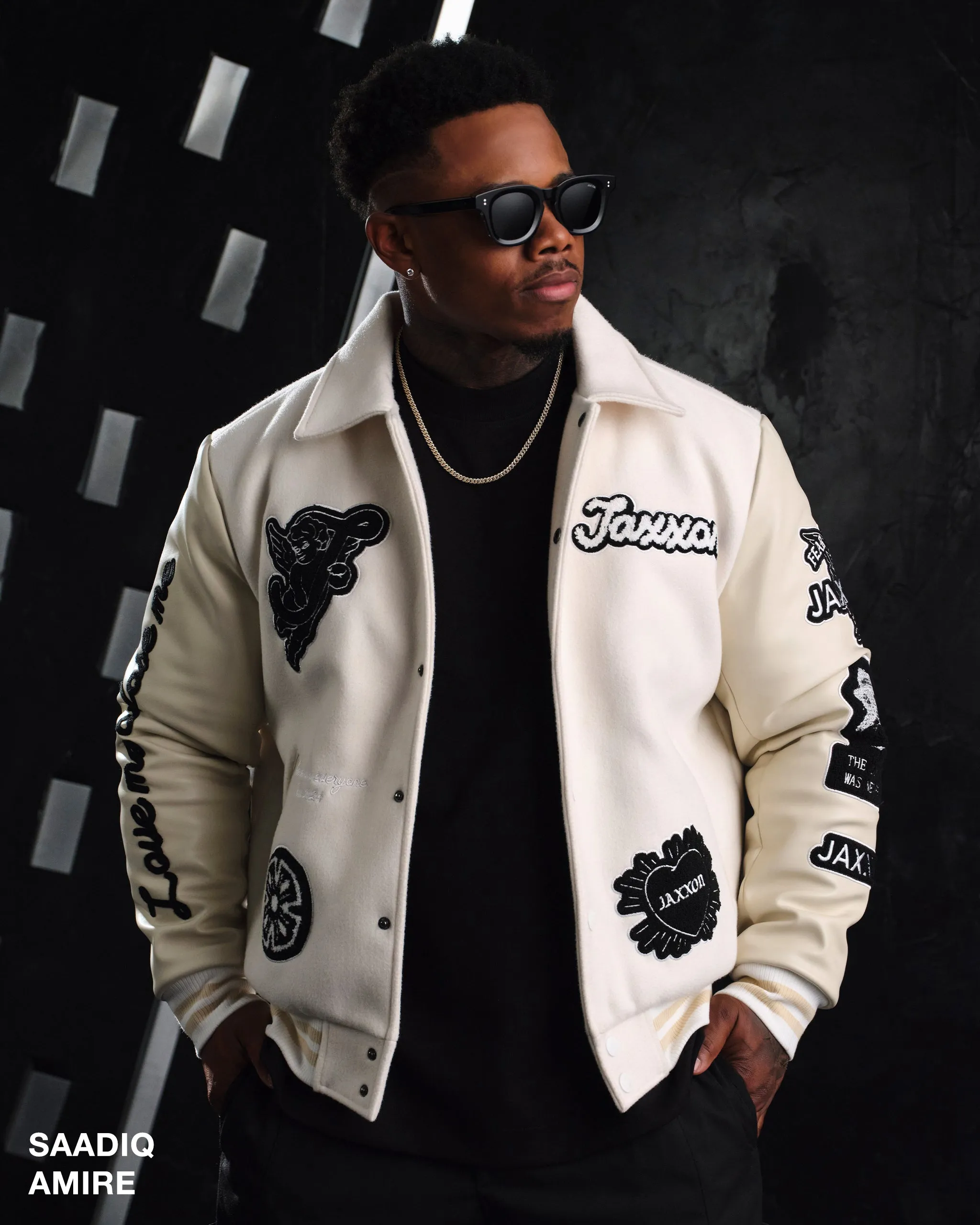 Varsity Jacket - Tan