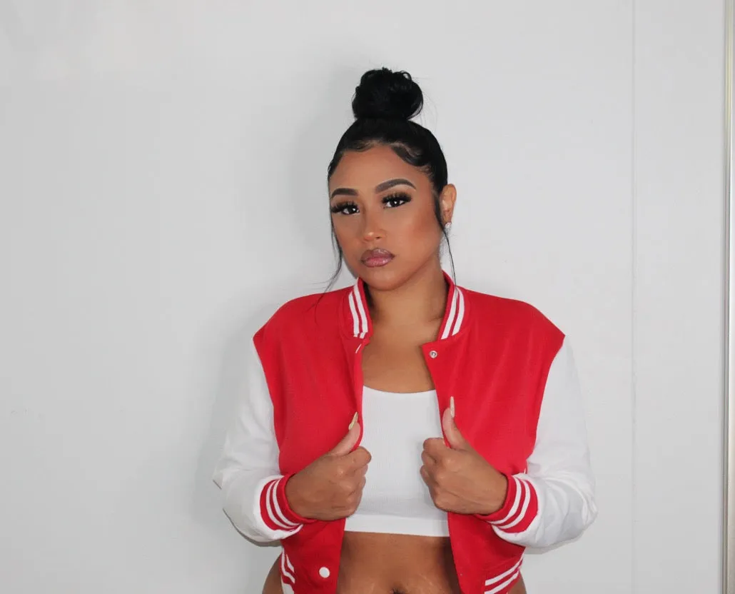 Varsity Sweater Jacket