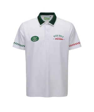 Vice Golf Atelier Men  Artwork Point Short T-Shirt - White