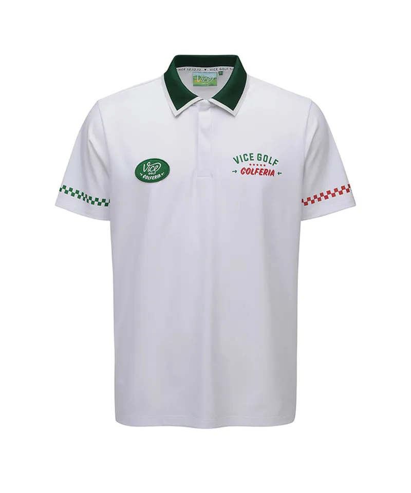 Vice Golf Atelier Men  Artwork Point Short T-Shirt - White