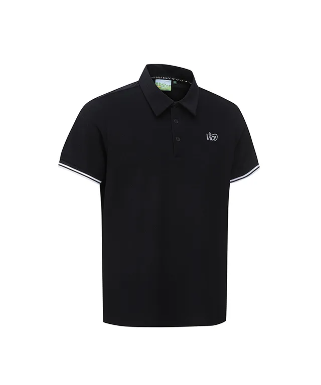 Vice Golf Atelier Men's Terry Short T-Shirt - Black