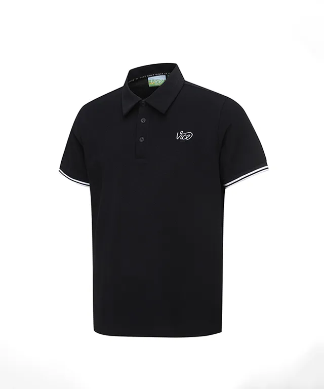 Vice Golf Atelier Men's Terry Short T-Shirt - Black