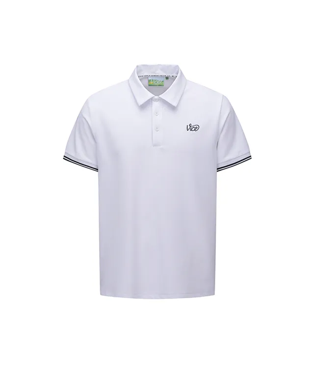 Vice Golf Atelier Men's Terry Short T-Shirt - White