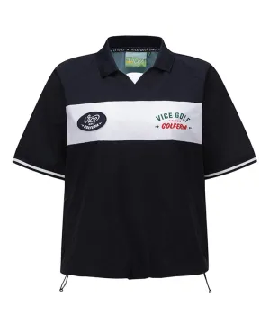 Vice Golf Atelier Women Golfelia Edition Short T-Shirt  - Navy