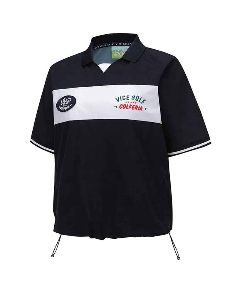 Vice Golf Atelier Women Golfelia Edition Short T-Shirt  - Navy