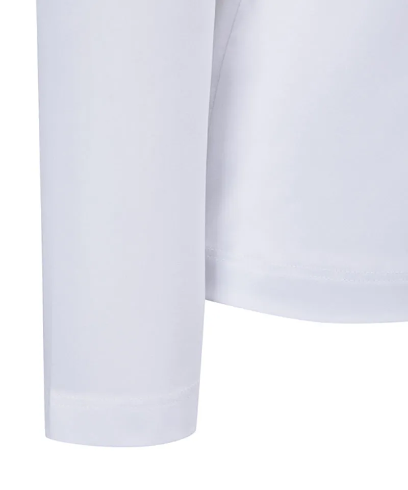 Vice Golf Atelier Women's Cooling Long Sleeve Polo T-Shirt - White