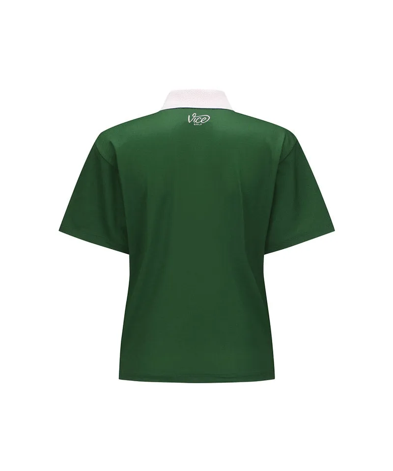 Vice Golf Atelier Women's Half Sleeves Polo - 2 Colors