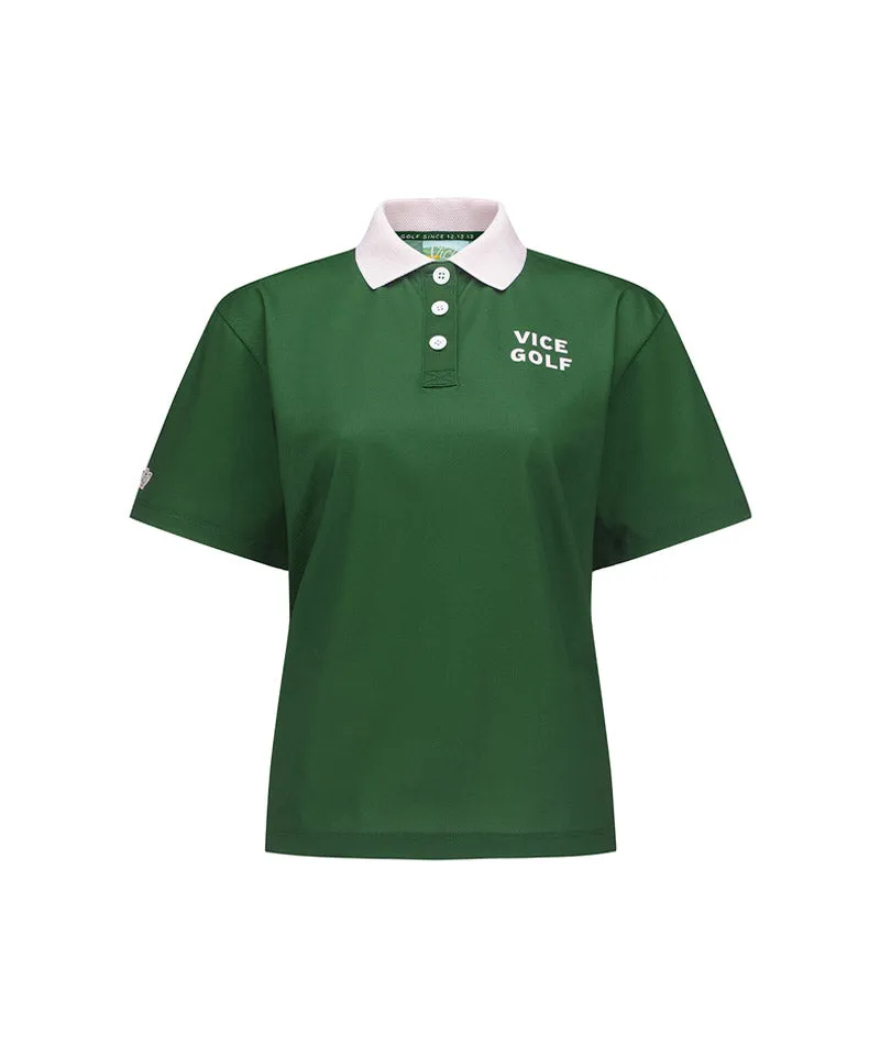 Vice Golf Atelier Women's Half Sleeves Polo - 2 Colors