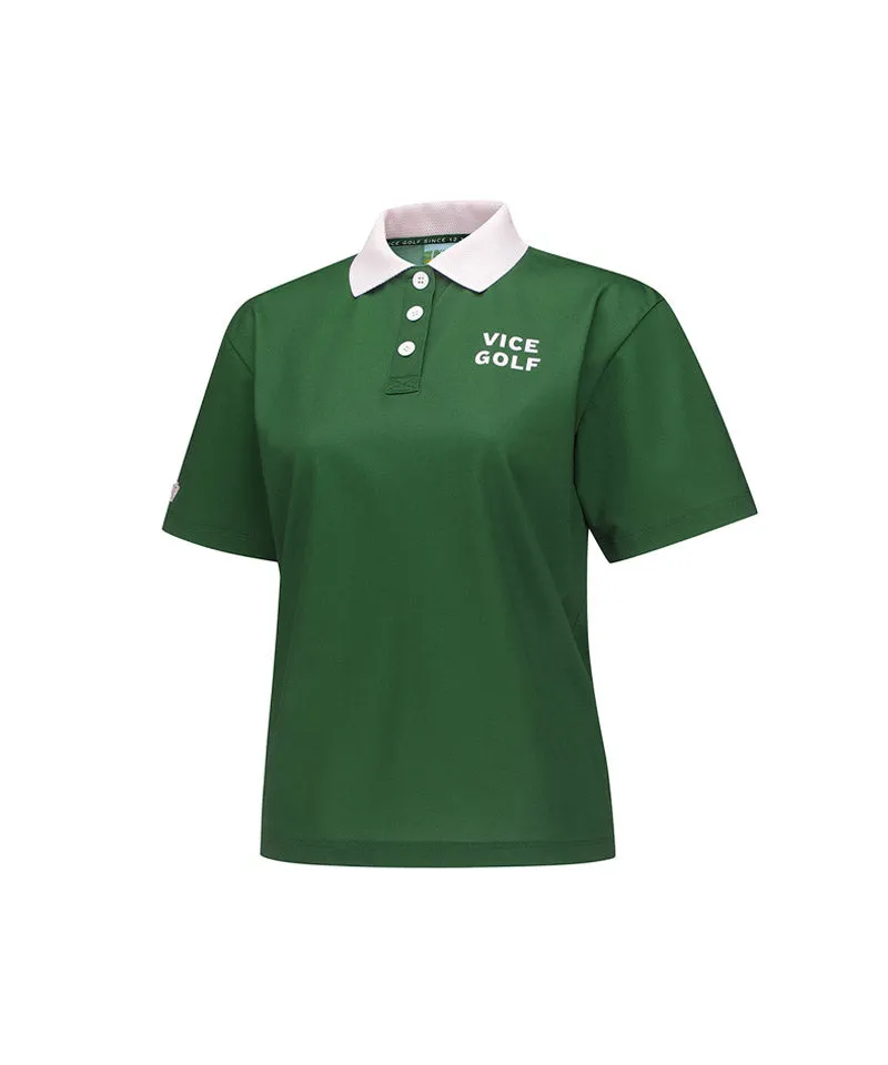 Vice Golf Atelier Women's Half Sleeves Polo - 2 Colors