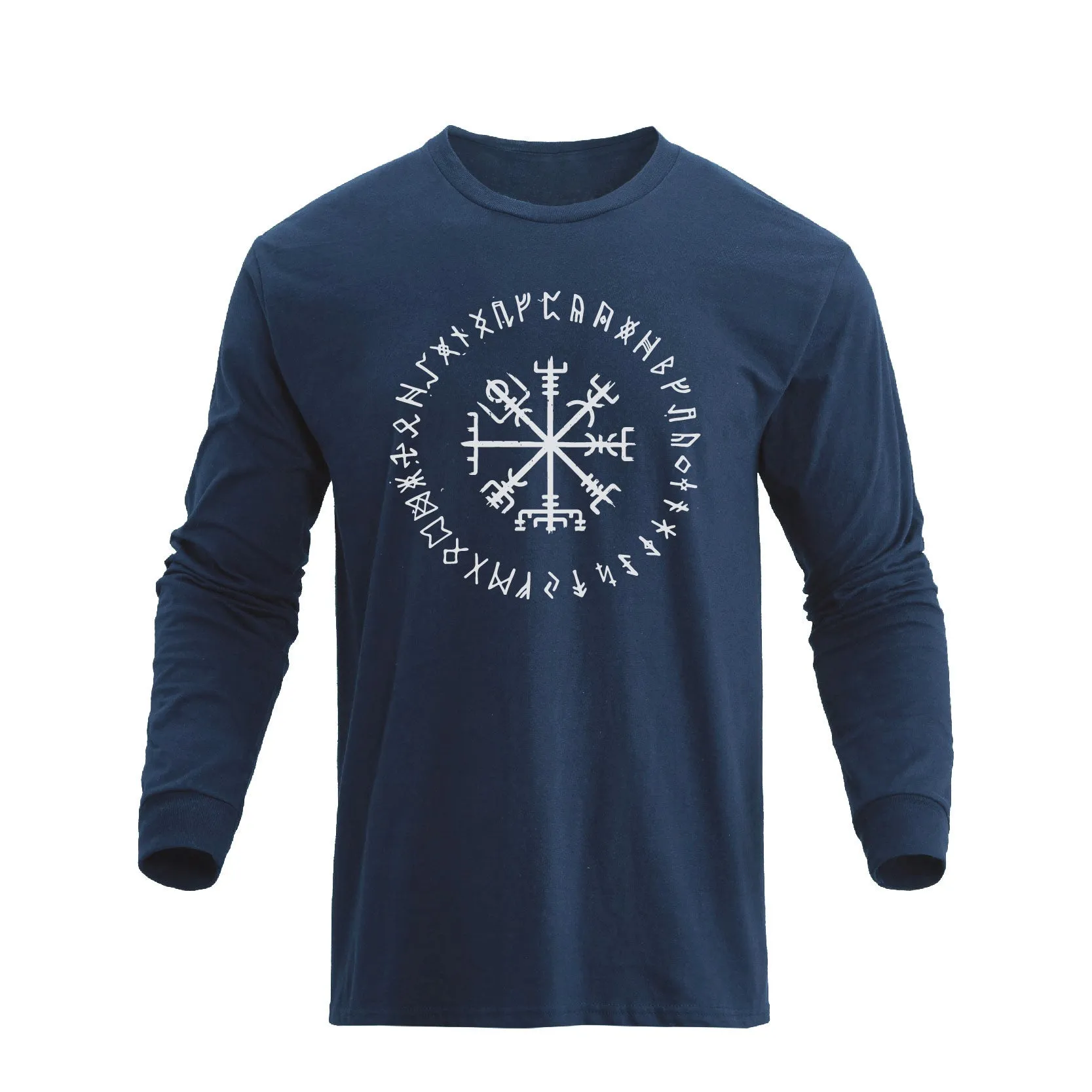VIKING TOTEM GRAPHIC LONG SLEEVE T-SHIRT
