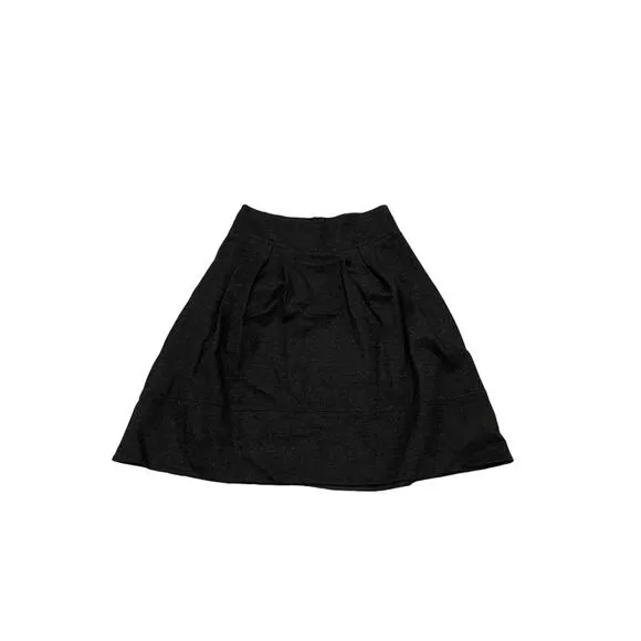 VINCE pleated wool skirt black size 8
