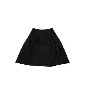 VINCE pleated wool skirt black size 8