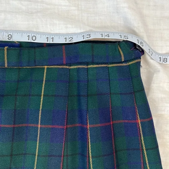 Vintage Pendleton, Maxi Skirt, Pendleton Celebration Plaid, Tartan Wool Skirt
