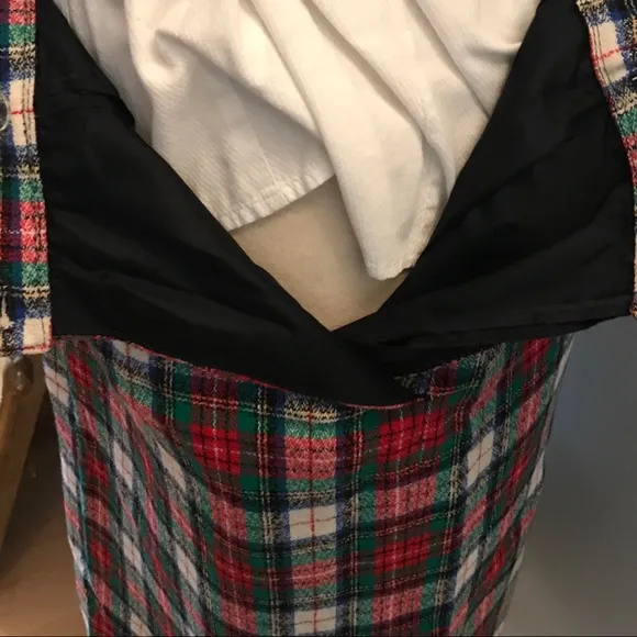 Vintage Pendleton Wool Skirt Tartan Plaid Holiday
