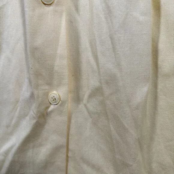 Vintage Yellow Midi Skirt Pleated Button Front Peddlersport Adjustable Sz Small