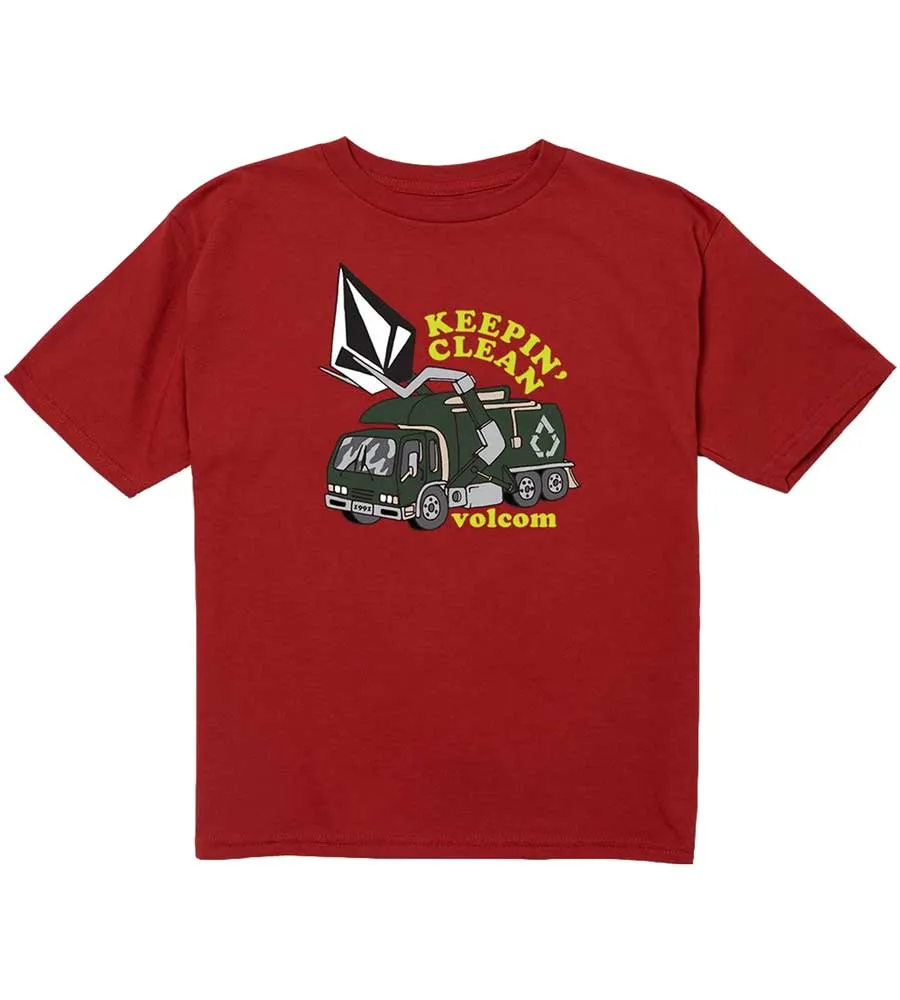 Volcom Kids Tots Lifter T-shirt - Ribbon Red