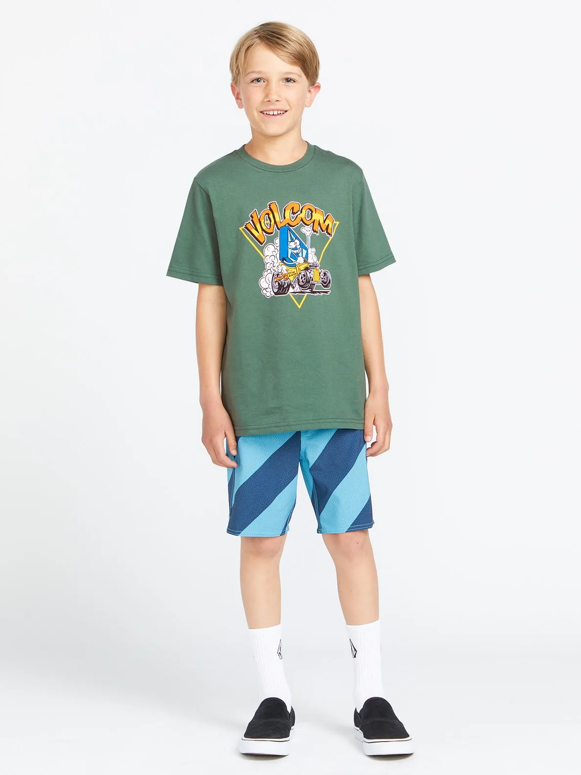 Volcom Little Boys Hot Rodder Short Sleeve Shirt