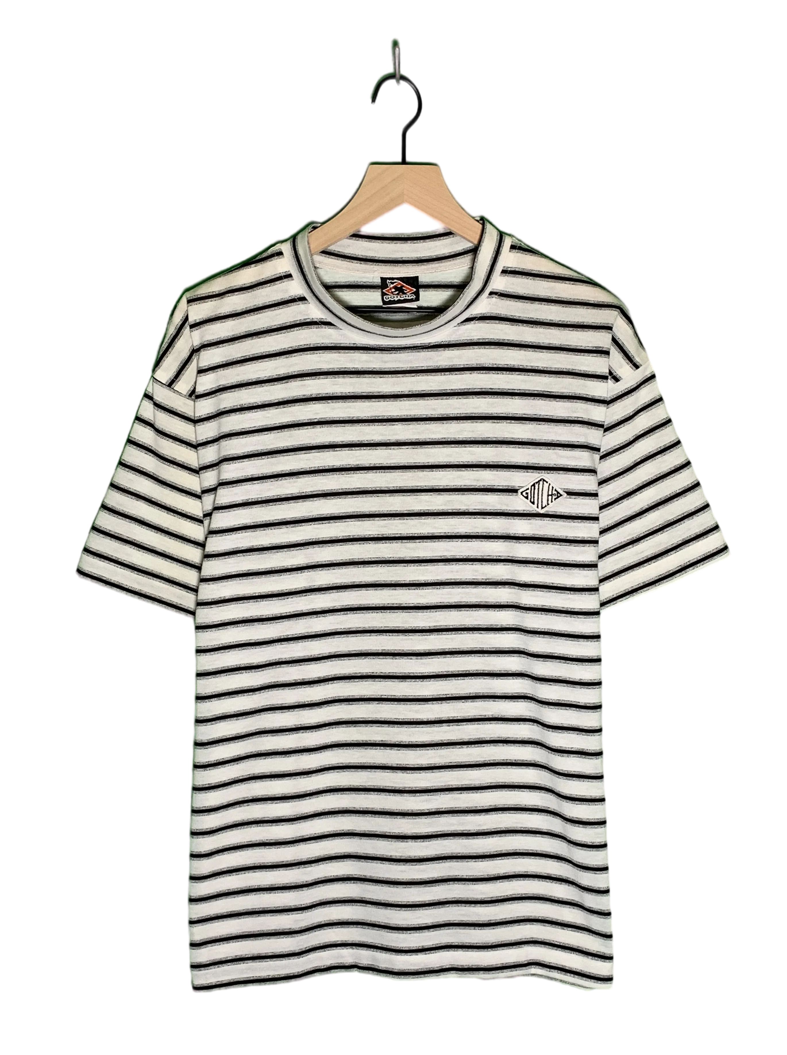 VTG Stiped Skate/Surf Shirt (L)