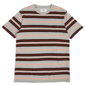 Wacko Maria Guilty Parties Striped Pique T-Shirt Size Large