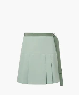 [Warehouse Sale] KUME STUDIO  Ribbon Pleated Skirt - Mint
