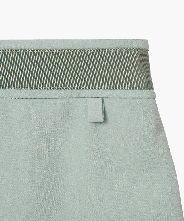 [Warehouse Sale] KUME STUDIO  Ribbon Pleated Skirt - Mint