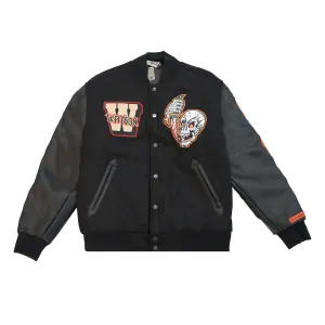 WATSON EYE FOR AN EYE VARSITY JACKET (BLACK)