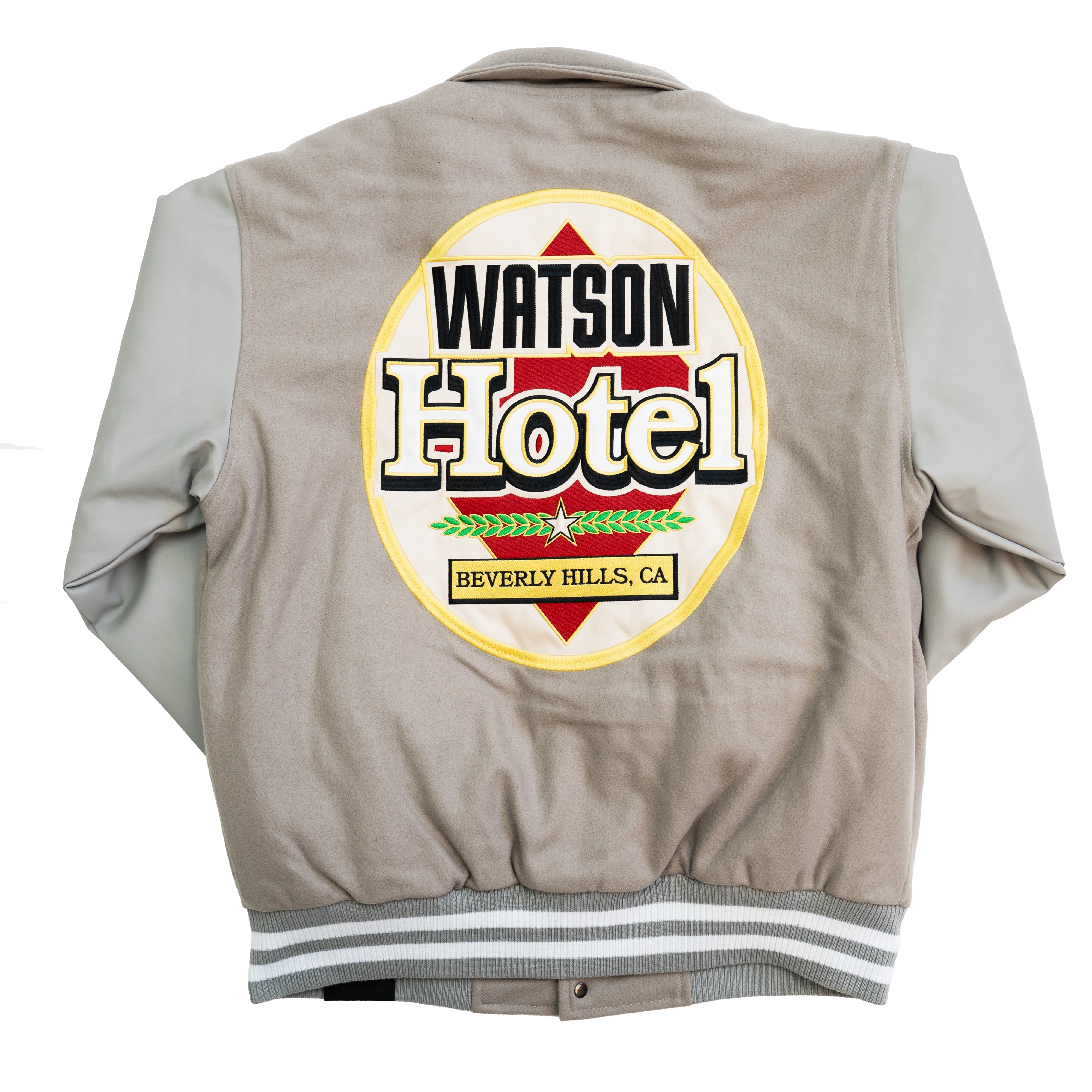 WATSON HOTEL VARSITY JACKET (GRAY)