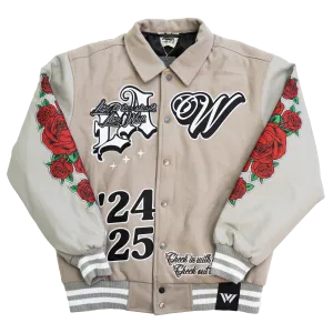 WATSON HOTEL VARSITY JACKET (GRAY)