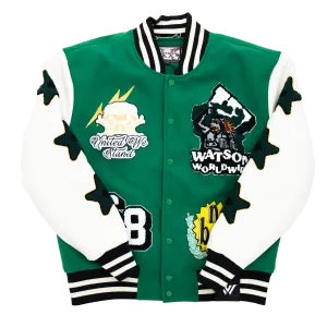 WATSON UNITED WE STAND VARSITY JACKET (GREEN)