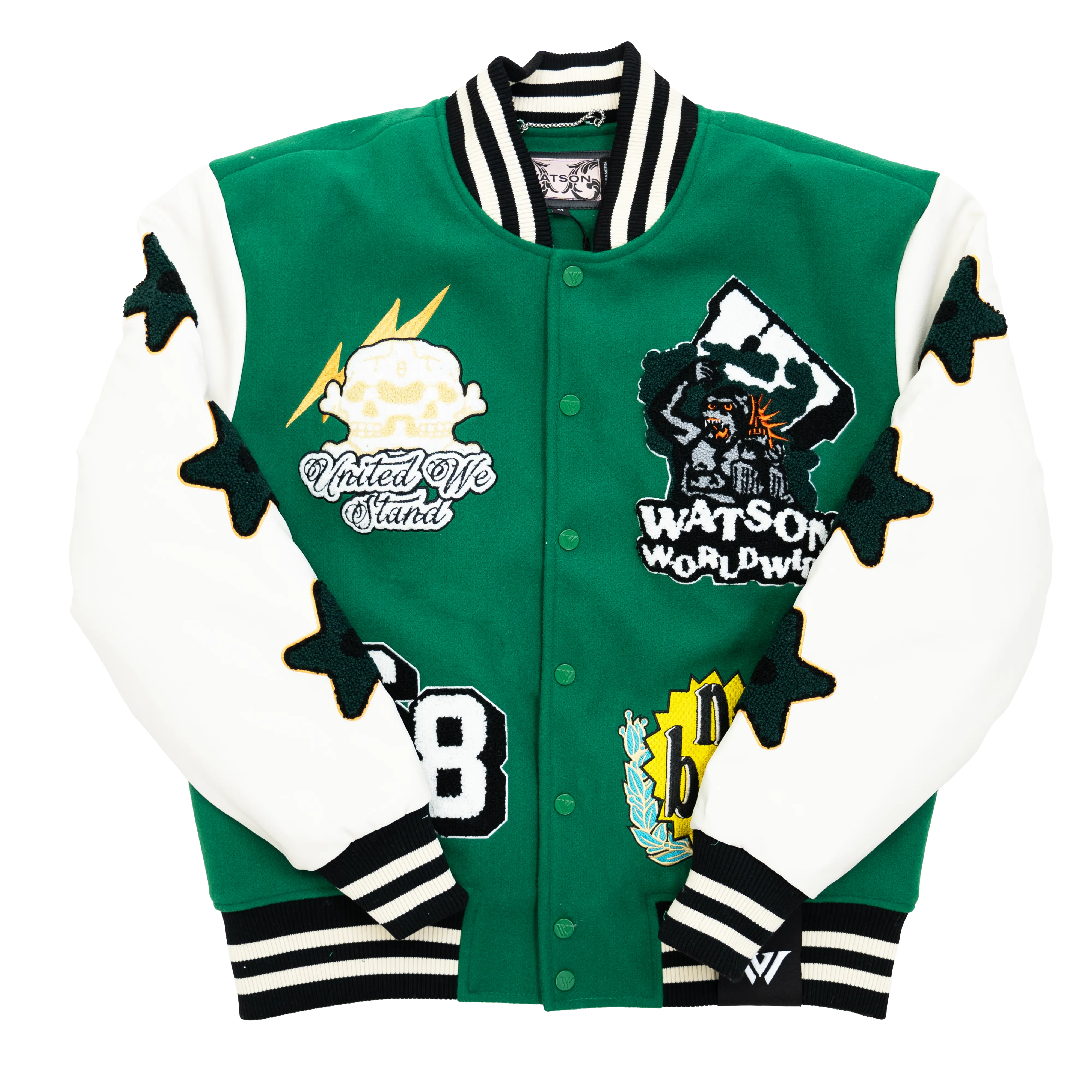 WATSON UNITED WE STAND VARSITY JACKET (GREEN)