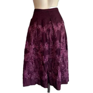 WEEKEND Max Mara floral pleated thin skirt SZ 2( run big )