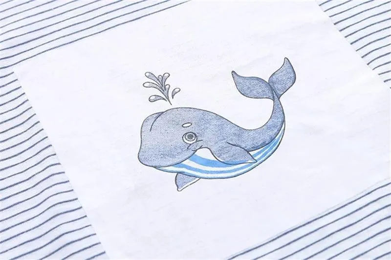 Whale Striped T-Shirt