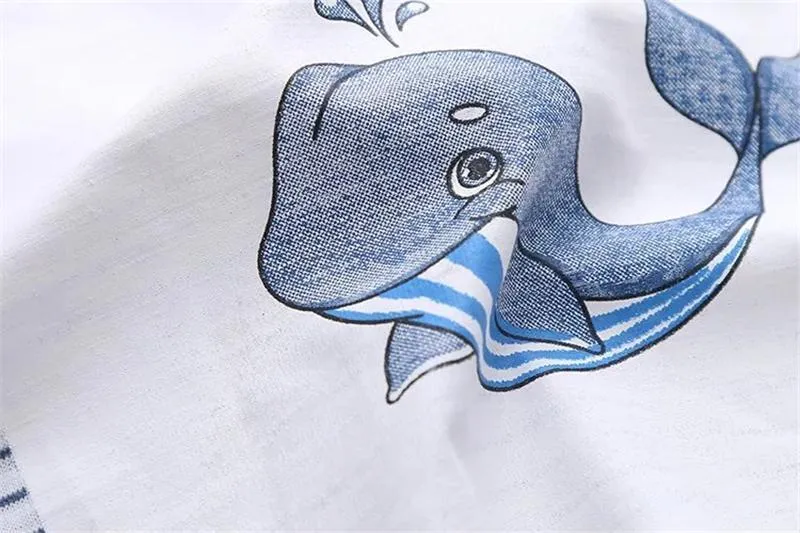 Whale Striped T-Shirt