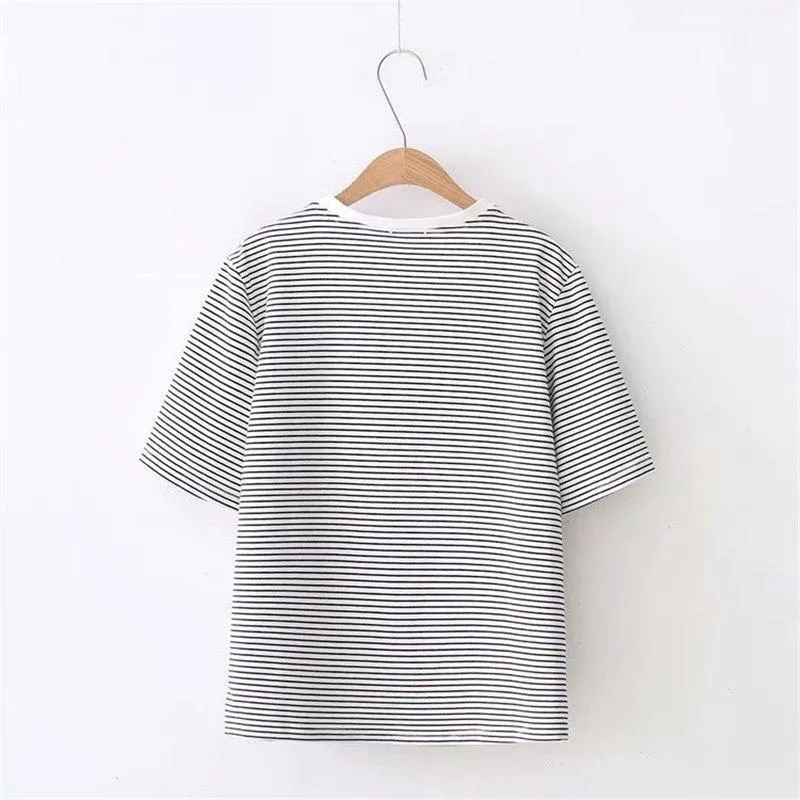 Whale Striped T-Shirt