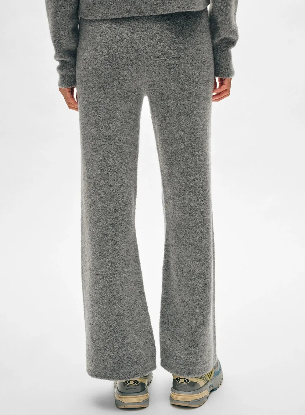 WHITE   WARREN | Boucle Cashmere Blend Wide Leg Pant