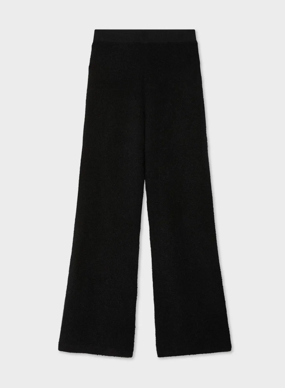 WHITE   WARREN | Boucle Cashmere Blend Wide Leg Pant