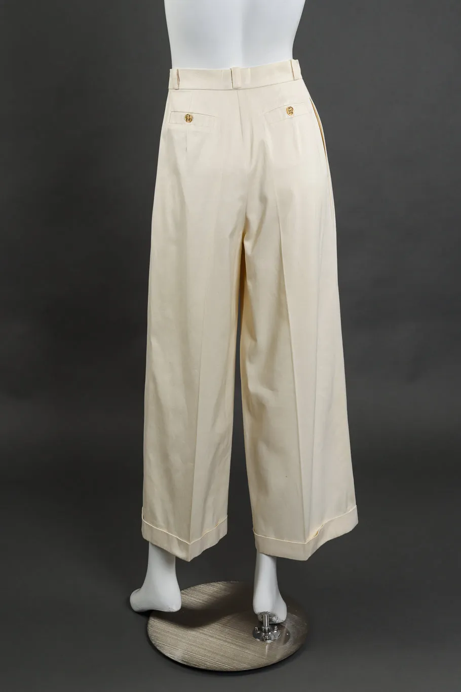 Wide Leg Cotton Pant