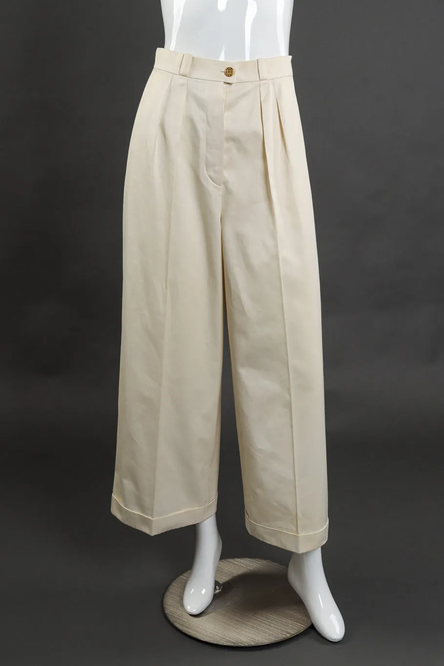 Wide Leg Cotton Pant