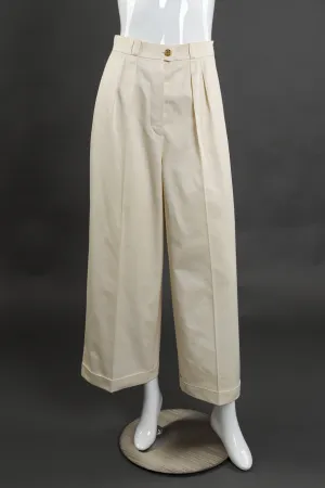 Wide Leg Cotton Pant