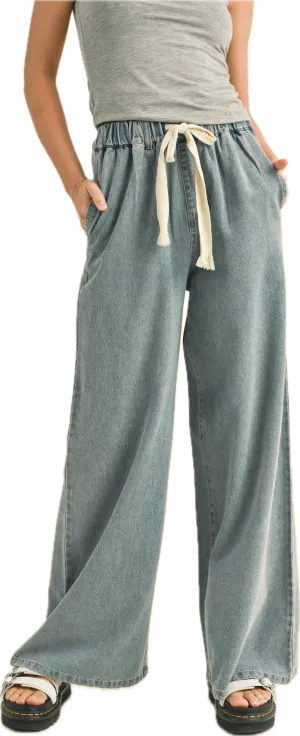 Wide Leg Denim Pant