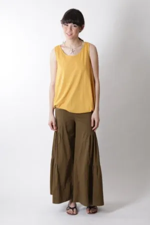 Wide Leg Tiered Pant