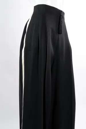 Wide Leg Tuxedo Stripe Pant