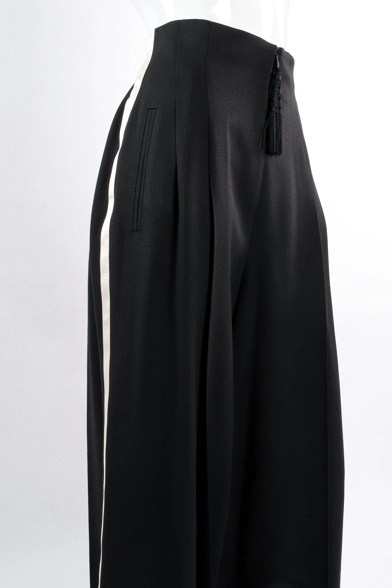Wide Leg Tuxedo Stripe Pant