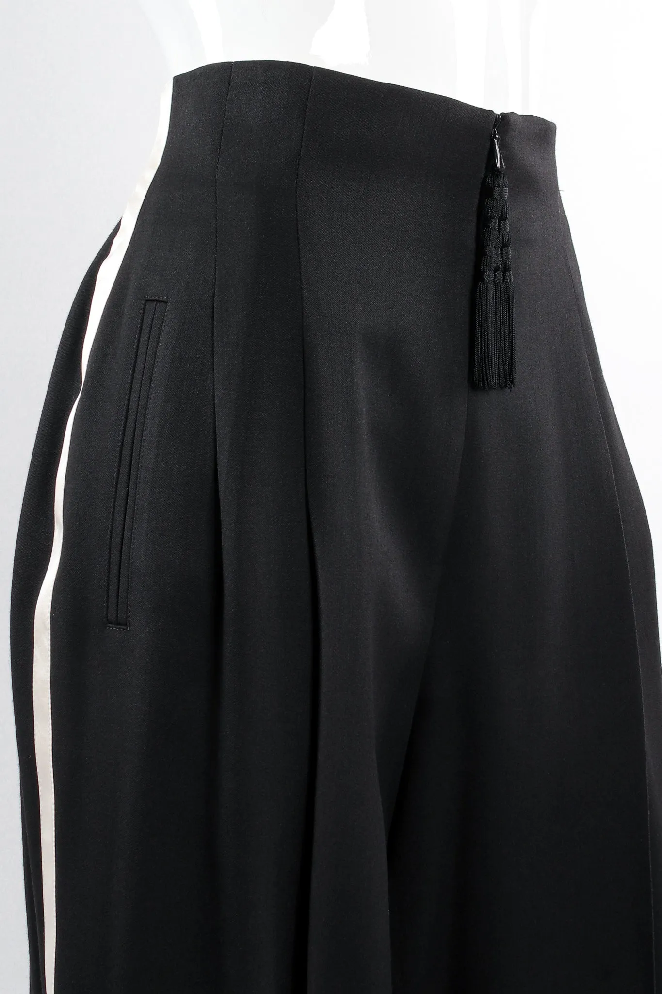 Wide Leg Tuxedo Stripe Pant