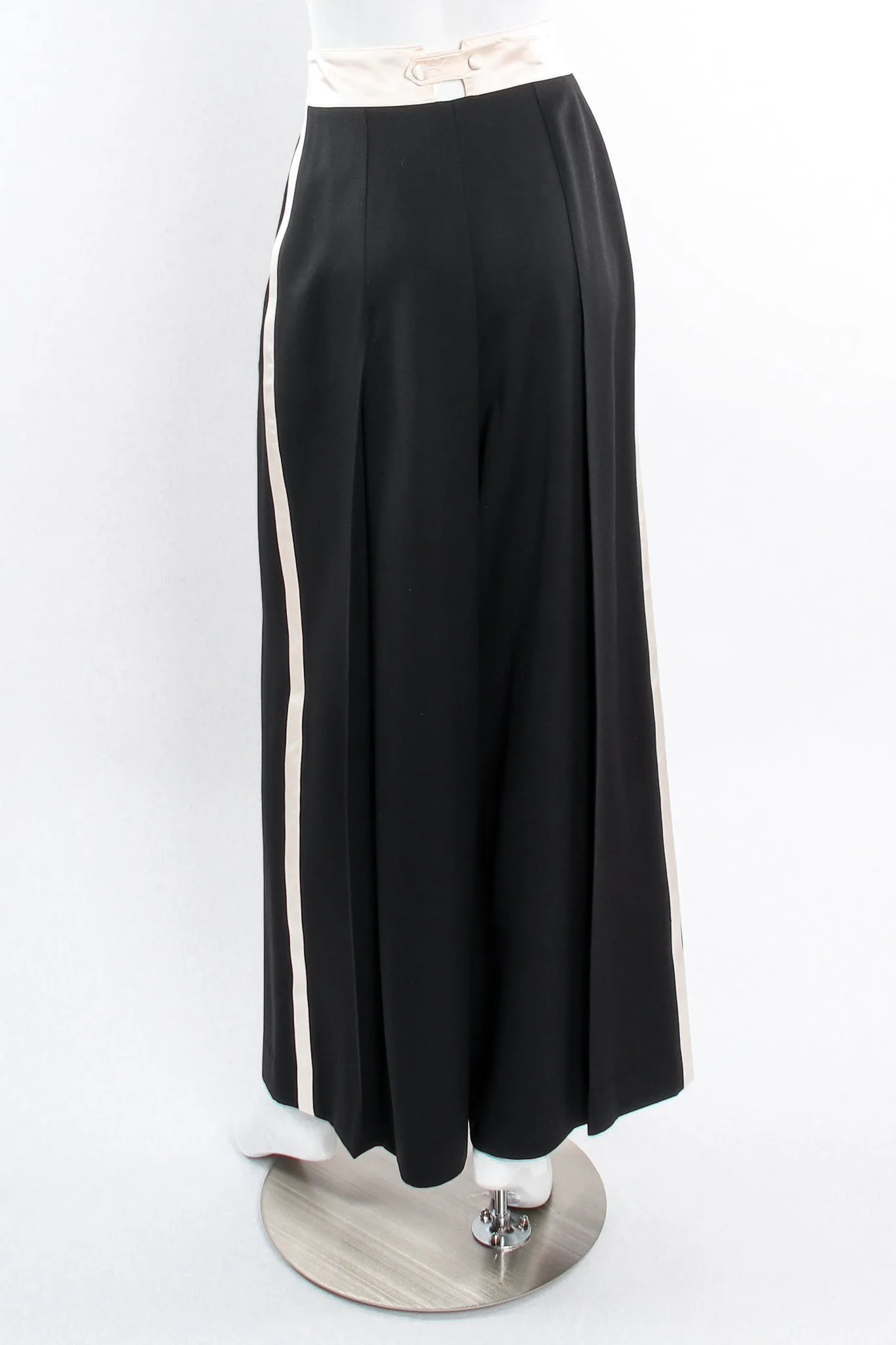 Wide Leg Tuxedo Stripe Pant